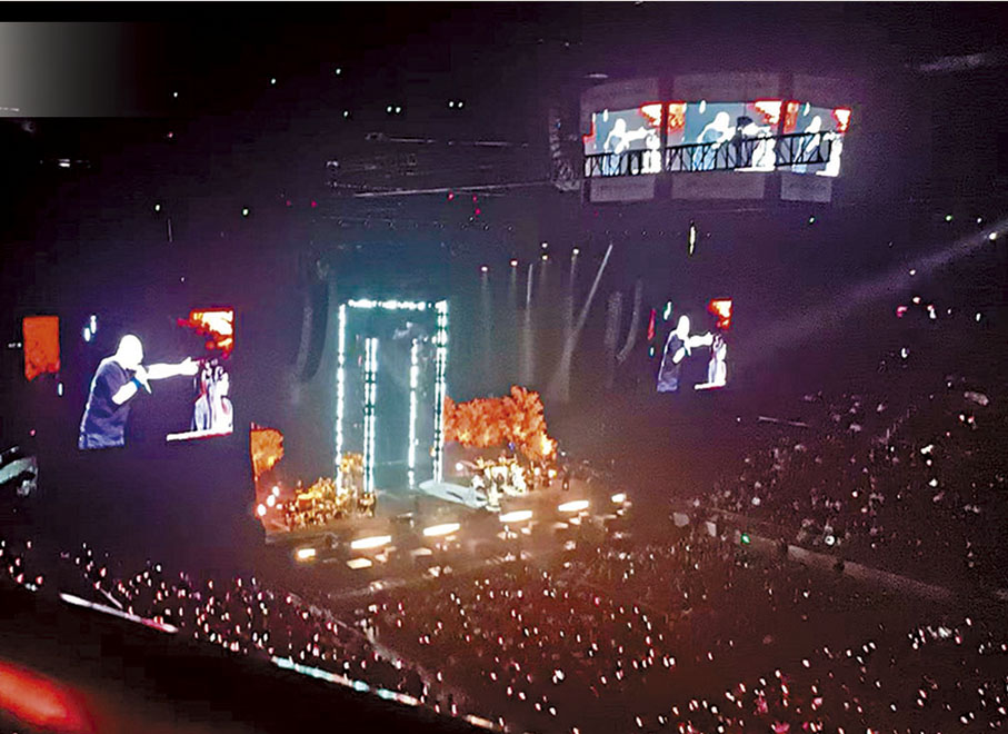 ●「山歌響起的地方」刀郎2024巡迴演唱會北京站昨晚開鑼。圖為演出現場。