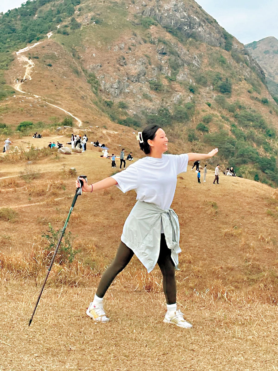 ●生活如同一場徒步旅行。 受訪者供圖
