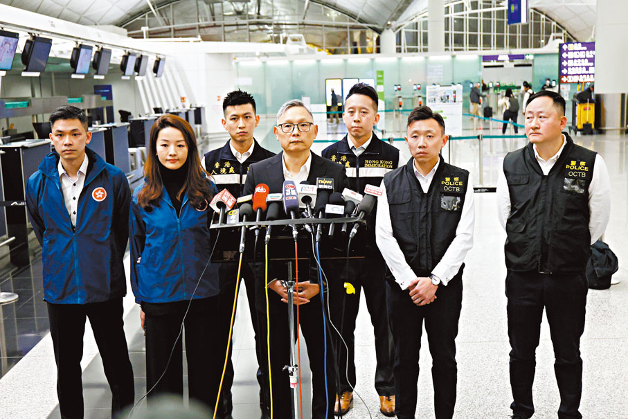 ●卓孝業表示,終極目標是希望所有求助的香港居民都能夠安全回港。香港文匯報記者萬霜靈 攝