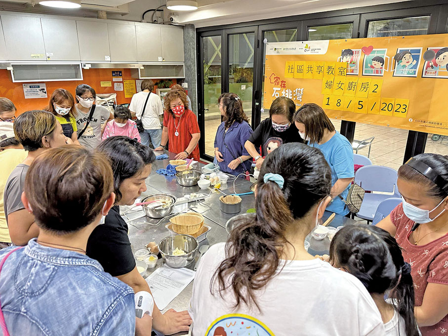 ●居民在「社區共享教室」化身教師,分享自身技能。