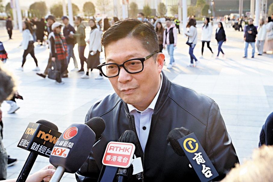 ●鄧炳強強調,會設法將被禁錮港人救回港。香港文匯報記者北山彥 攝