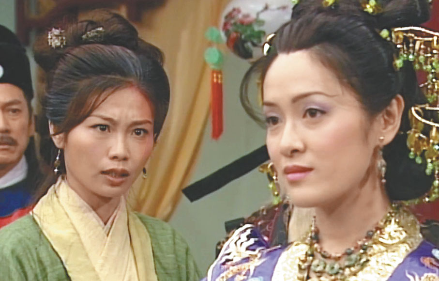 ●陳妙瑛(左)與向海嵐主演的《無頭東宮》是無綫劇集經典。