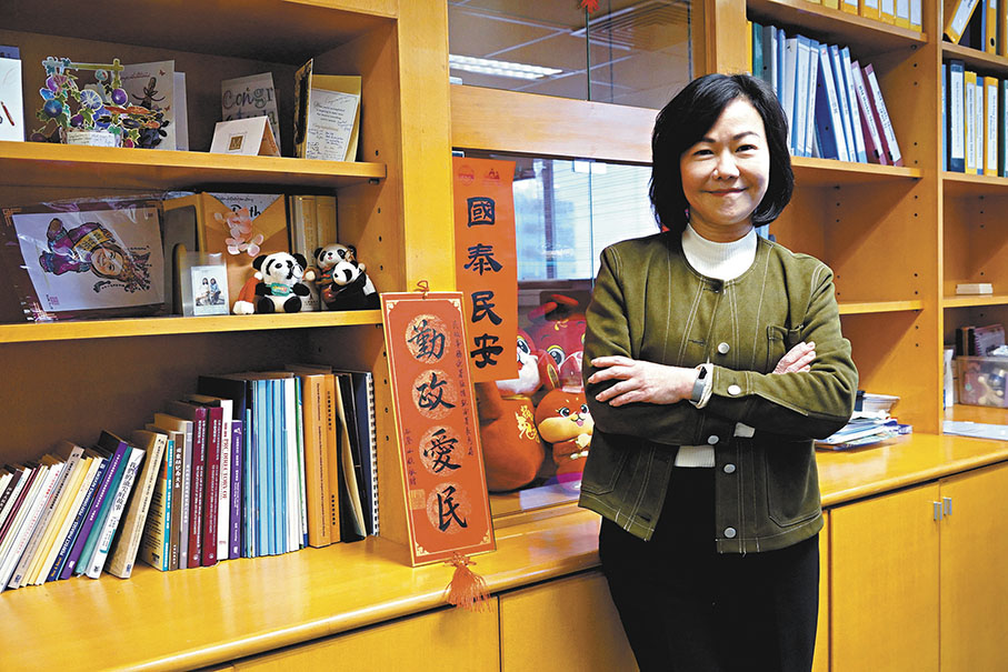 ●張趙凱渝希望民政團隊不要小看自己所做的每樣細微事情。 香港文匯報記者曾興偉 攝