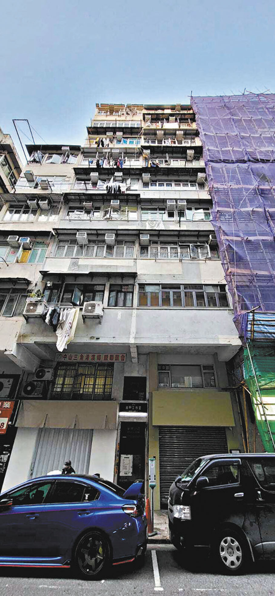 ●現場為深水埗基隆街142號一個劏房單位。 香港文匯報記者鄧偉明 攝