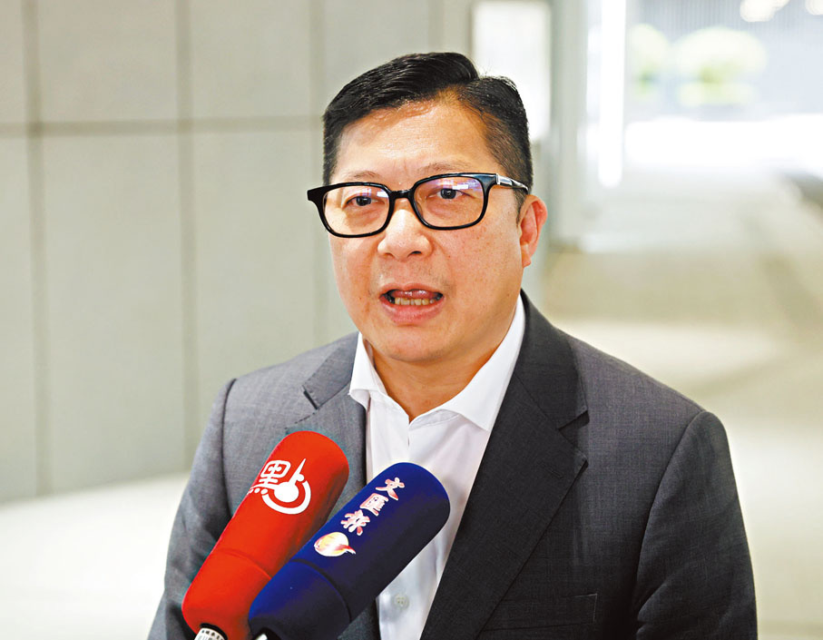 ●鄧炳強批評,美國政客對一宗正在審理的、涉及香港國安法的案件作出評論是居心不良,是妨礙香港特區司法公正和干預香港特區法治和維護國家安全的工作。 香港文匯報記者郭木又 攝