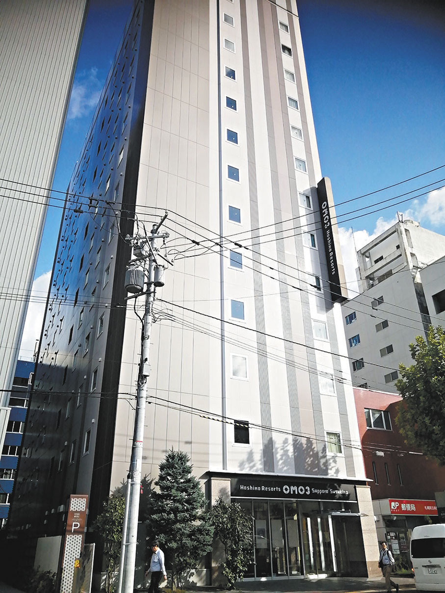 ●OMO3札幌薄野位於北海道不夜城薄野市中心