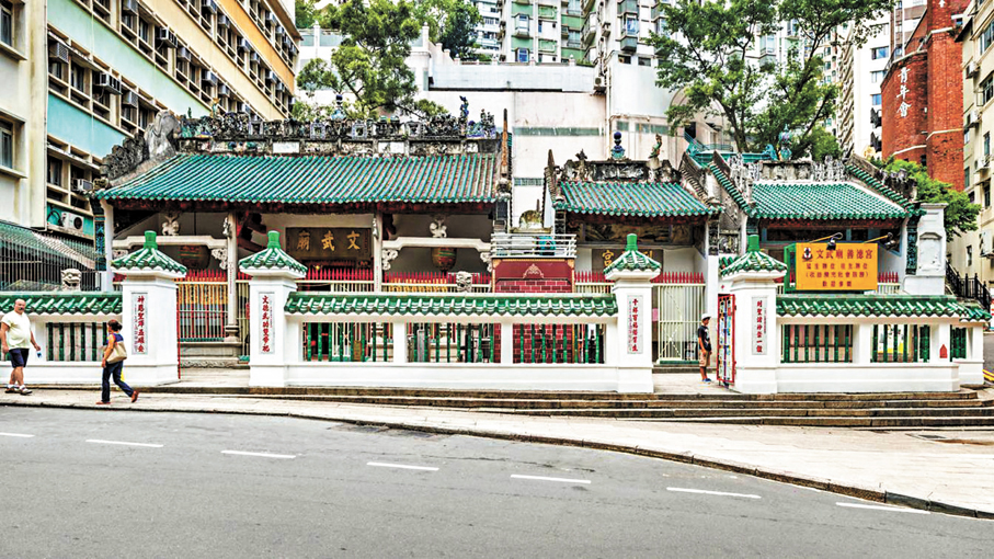 ●這座上環文武廟，是不少信眾來祈求事業的廟宇。