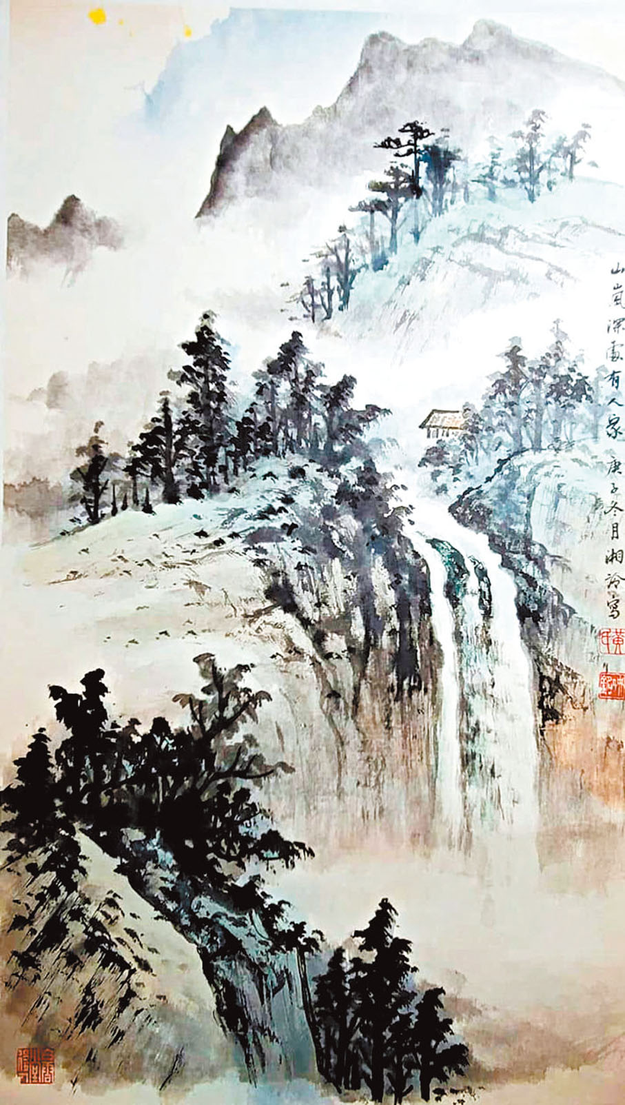 ●黃湘詅自幼隨父親學習水墨畫。 資料圖片