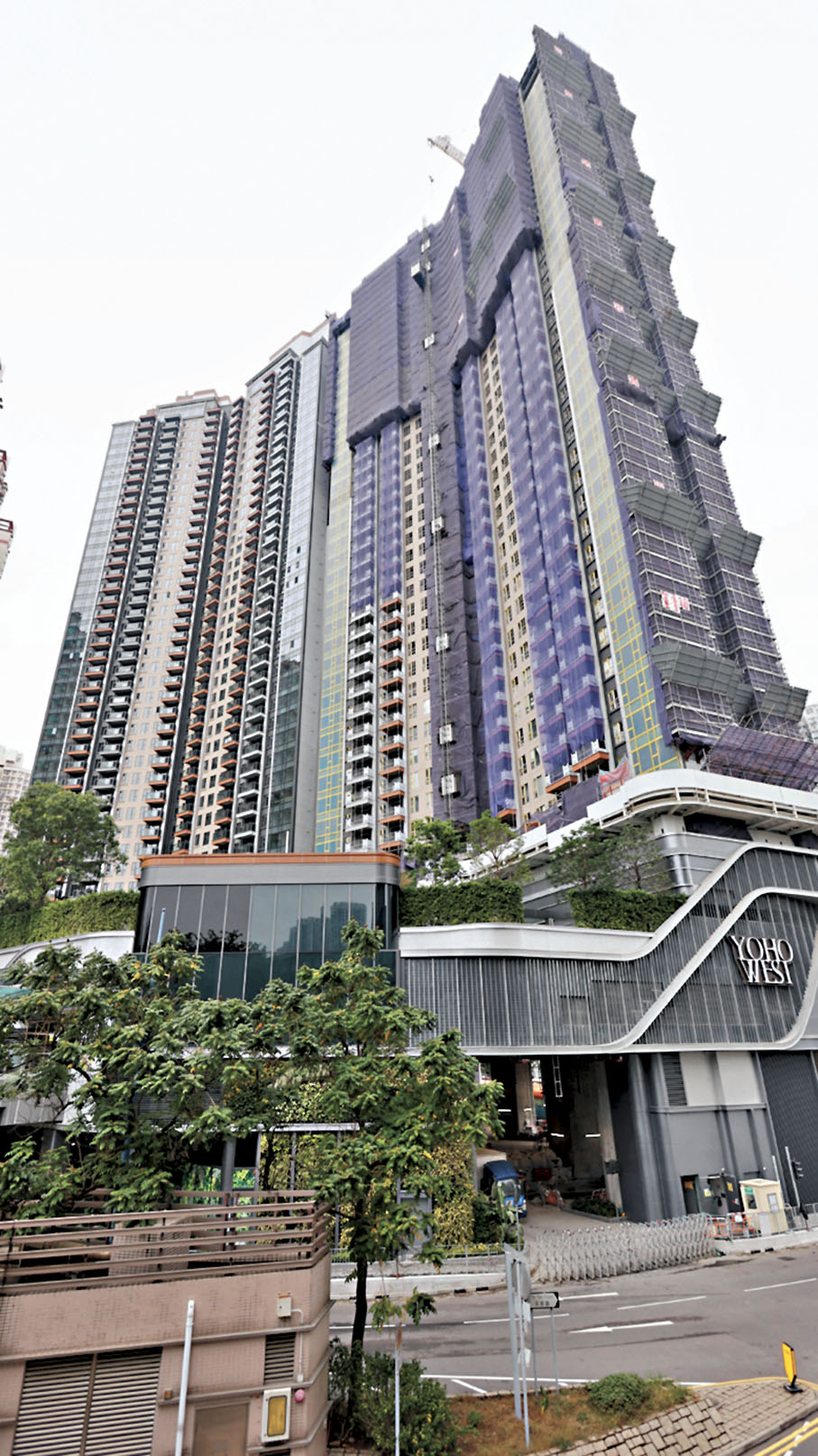 ●YOHO WEST PARKSIDE。 香港文匯報記者 黃艾力 攝
