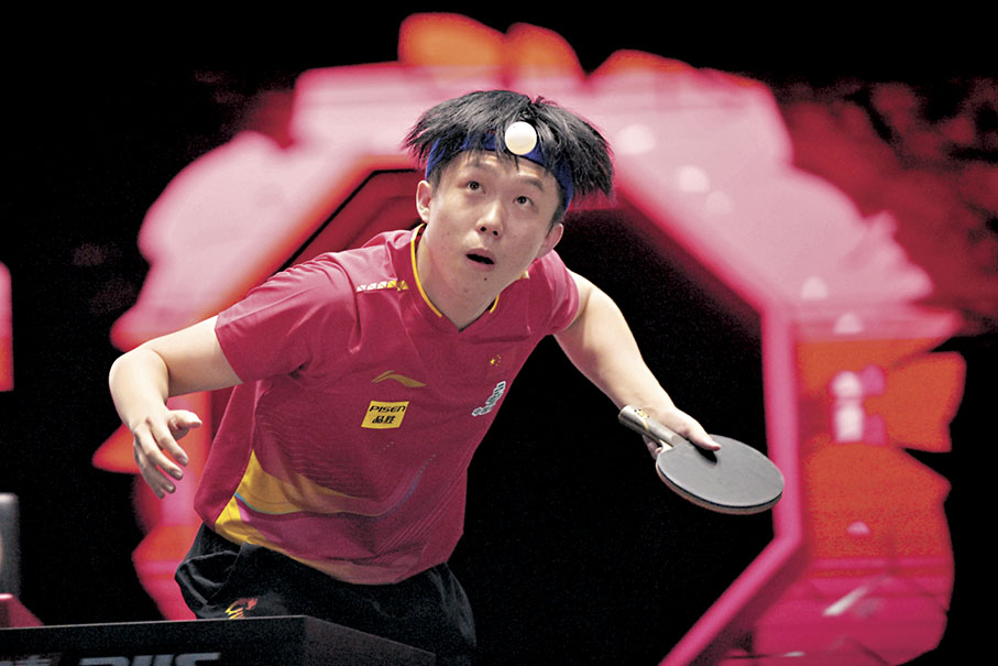 ●王楚欽對WTT總決賽提出了建議。  新華社