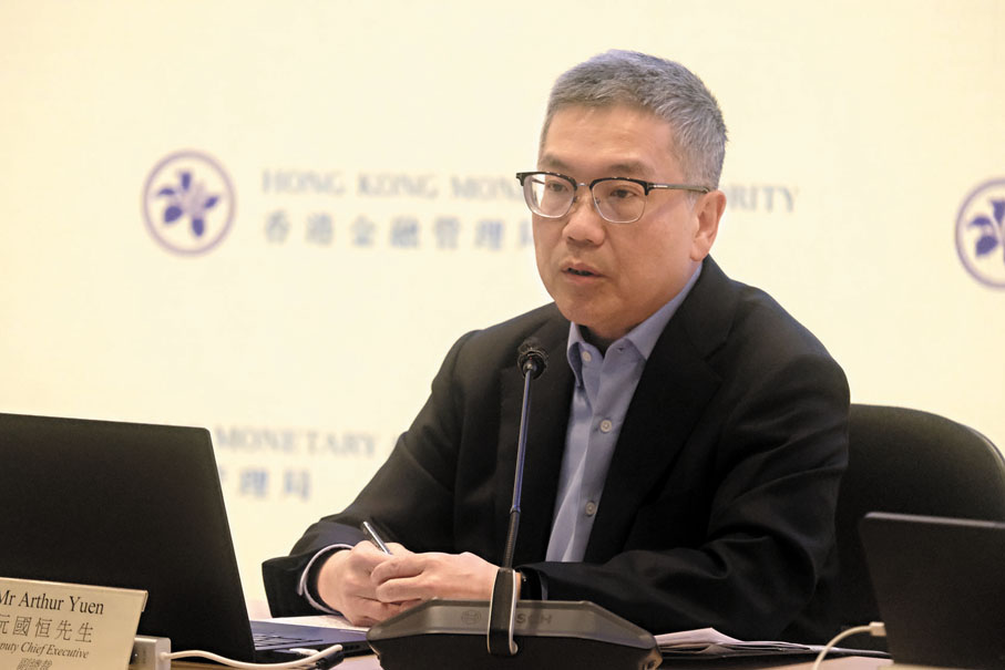 ●金管局副總裁阮國恒表示,過去兩、三年銀行業特定分類貸款比率一直慢慢上升,料未來仍有上升壓力。