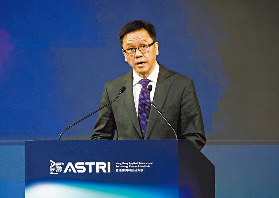 ●創新科技及工業局局長孫東。香港文匯報記者郭木又 攝
