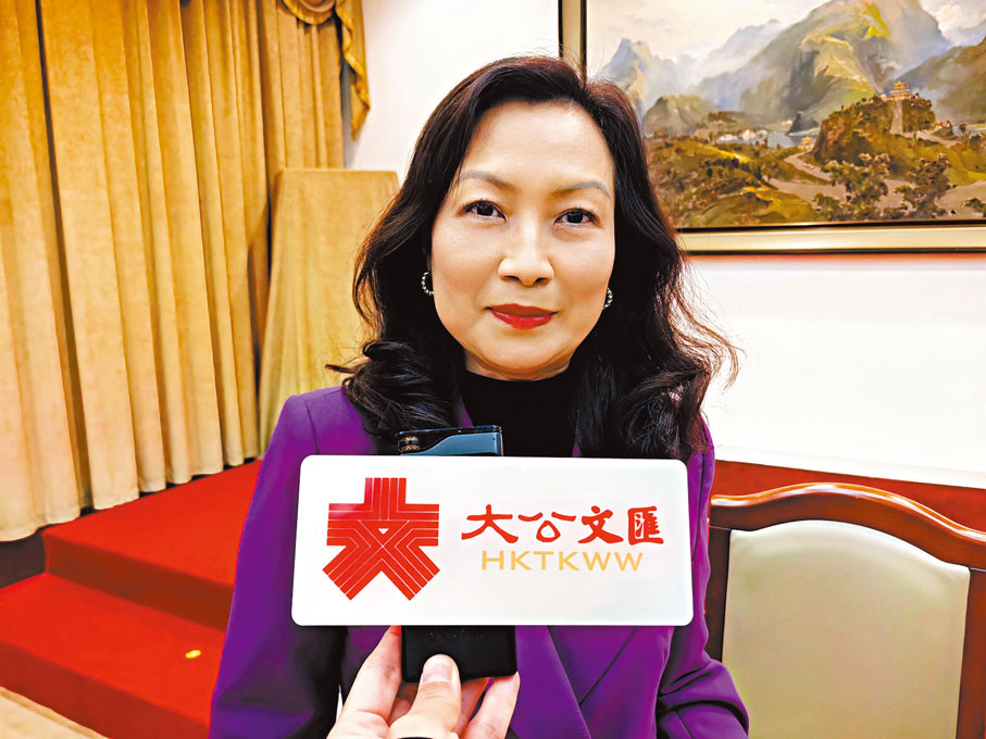 ●深圳市港區政協委員簡慧敏。 香港文匯報記者郭若溪 攝