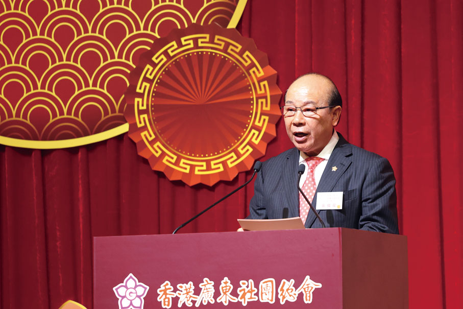 ●廣總主席龔俊龍致辭。