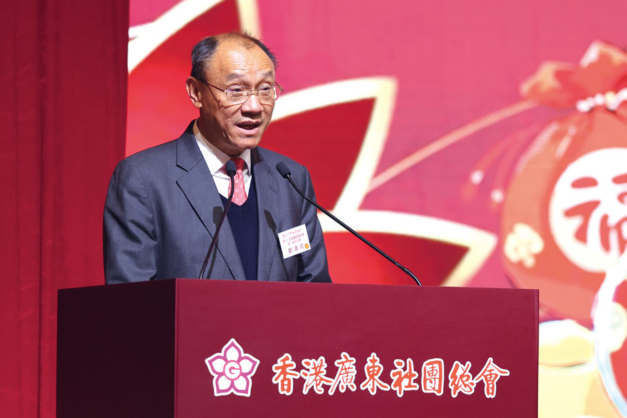 ●廣總第一執行主席鄧清河致謝辭。