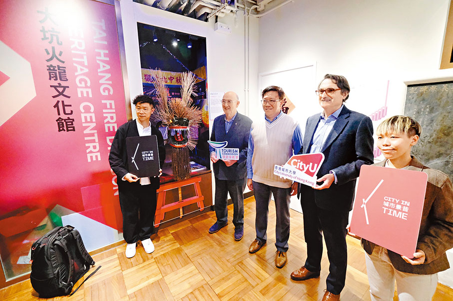 ●旅遊事務署項目「城市景昔」擴展至大坑5個指定地點。 香港文匯報記者涂穴 攝