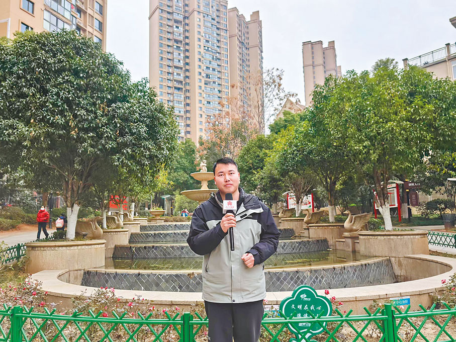 湖北武漢房地產從業者 涂志財。香港文匯報記者張帥 攝