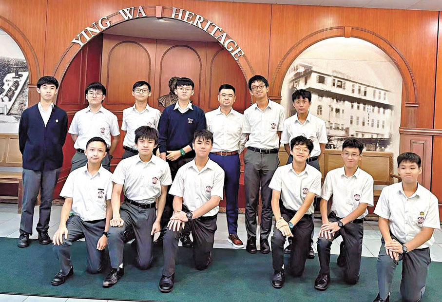 ●作者主講的少年作家班，每周一次與香港文學少年「遇見」。作者供圖