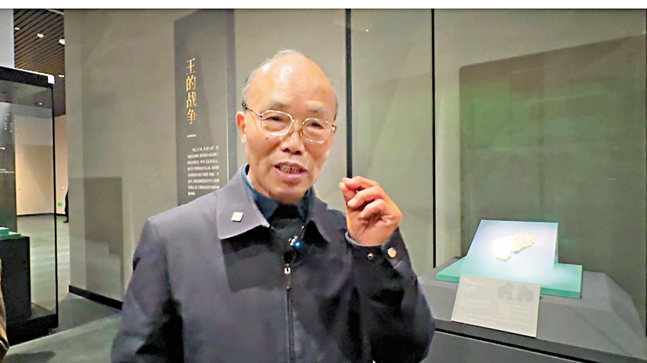 ●宋鎮豪接受記者採訪。香港文匯報記者劉蕊 攝