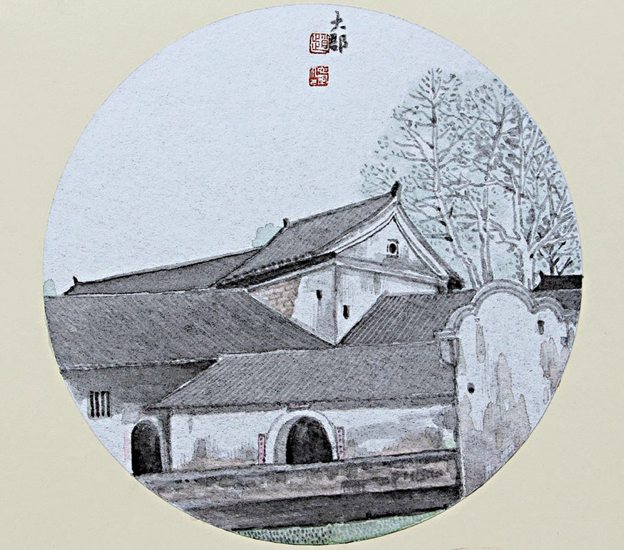 ●趙志軍(大郡)——《老宅》。作者供圖