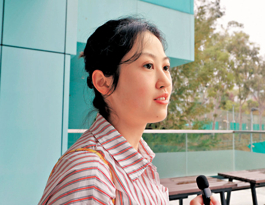 ●王同學稱自己理想結婚年齡是35歲。 香港文匯報記者黃艾力 攝