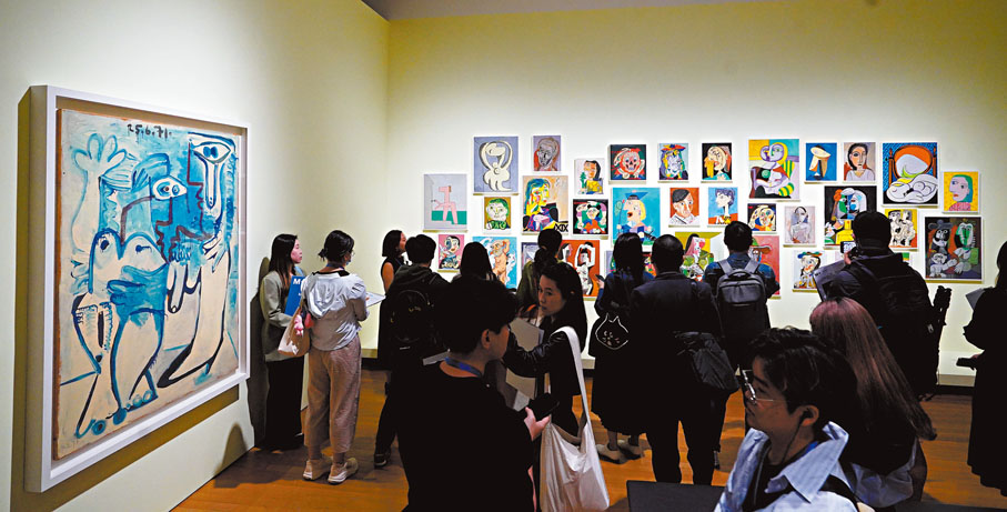 ●M+特別展覽「香港賽馬會呈獻系列:畢加索—與亞洲對話」於明天開幕。昨日舉行傳媒預展。香港文匯報記者曾興偉 攝