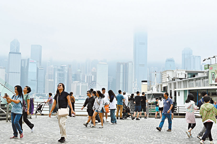 ●本港今年首兩個月累計共錄得840萬訪港旅客人次,按年增加7%。 資料圖片