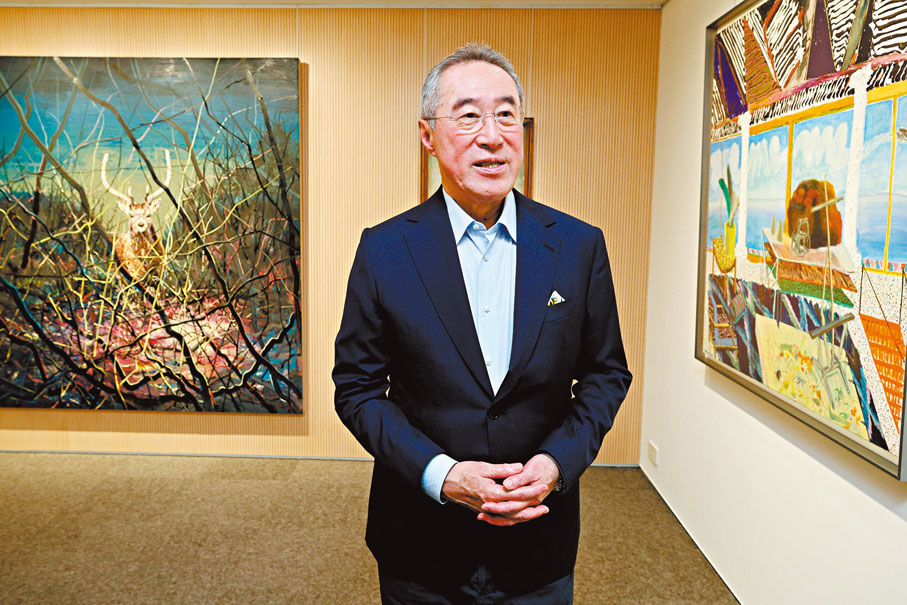 ●唐英年認為，深化國際交往合作可以豐富香港作為中外文化藝術交流中心的內涵。　 香港文匯報記者北山彥  攝