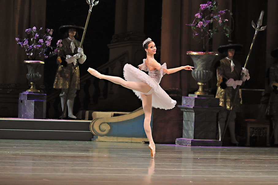 ●馬林斯基芭蕾舞團一級獨舞員瑪麗亞·科列娃。攝影：Svetlana Avvakum