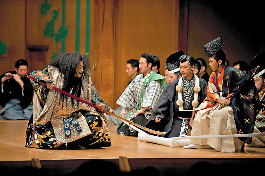 ●《能劇＋狂言─寶生流與大藏流山本家》。攝影：Andreas Simopoulos