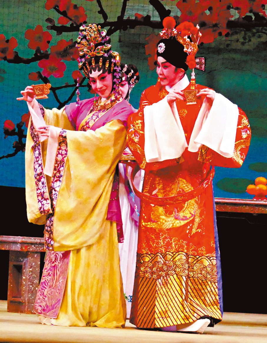 ●文華與梁非同已有不少合作演出。