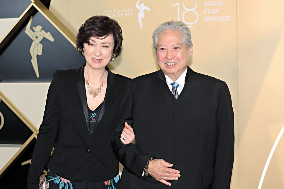 ●洪金寶夫婦壓軸現身。 北山彥 攝