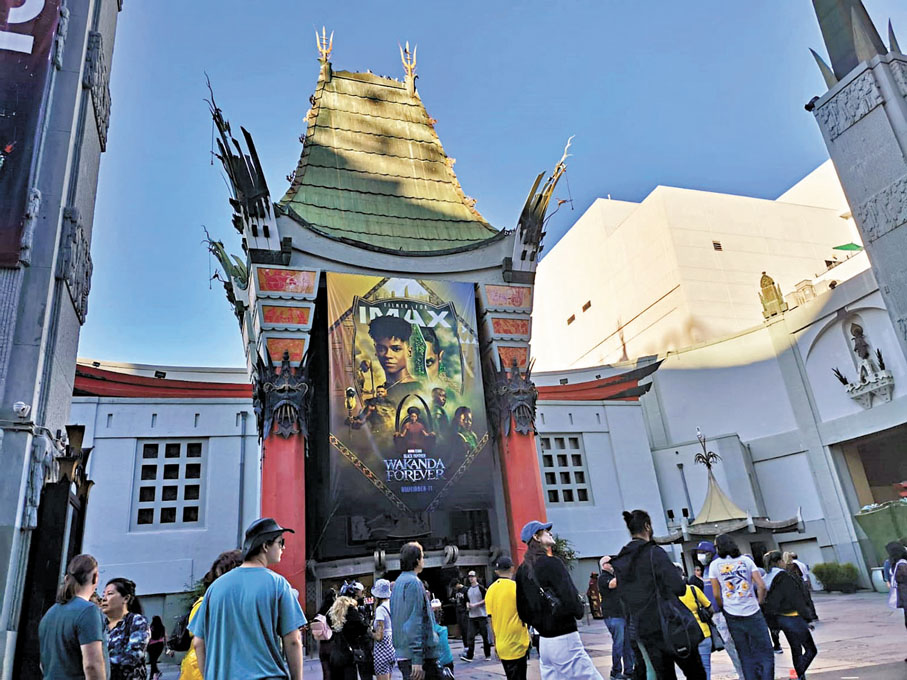 ●荷里活大道是美國著名景點，旅遊業擔心好景不再。    成小智 攝