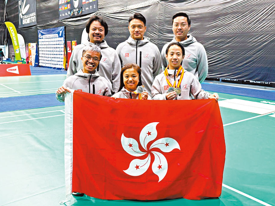 ●港隊成員合影。 中國香港傷殘人士體育協會圖片