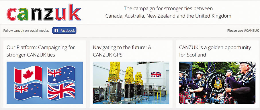 ●CANZUK力促加拿大把握時機,加強聯繫澳洲、新西蘭和英國。 成小智 攝