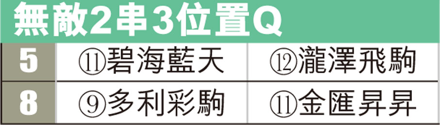 無敵2串3位置Q
