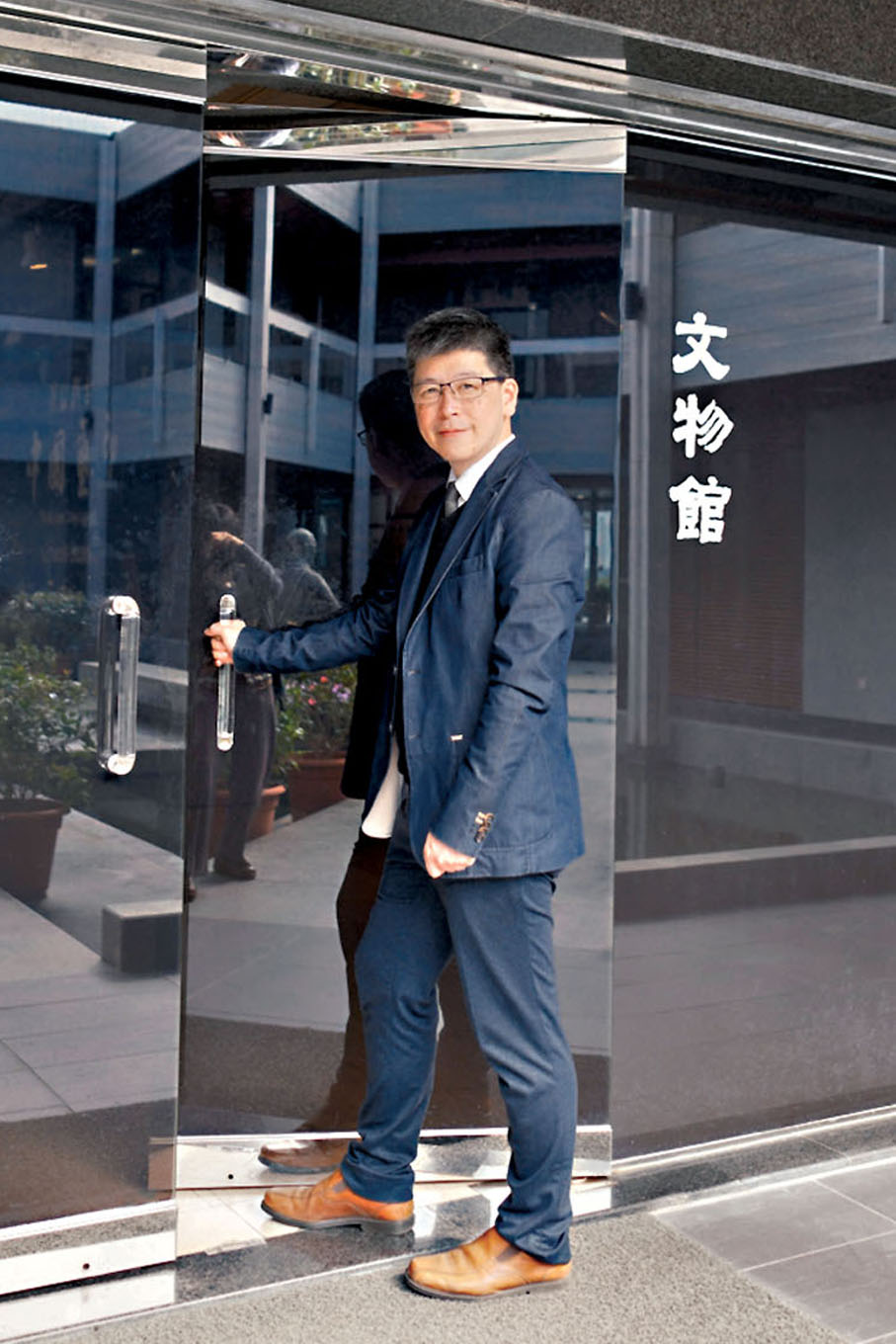 ●鄧民亮於2024年11月受任香港中文大學文物館副館長。    香港文匯報記者小凡  攝