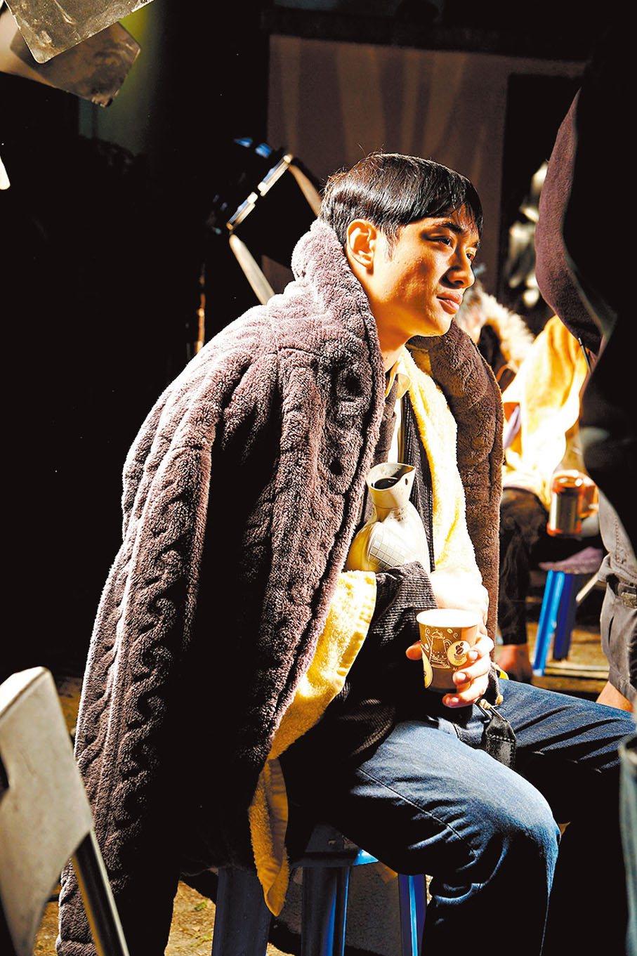 ●劉俊謙難忘挨凍拍落水戲。   受訪者供圖