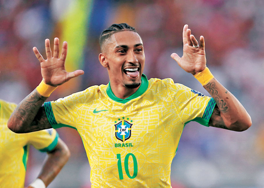 ●拉芬夏能否將在巴塞隆拿的佳態帶到巴西隊中？ 資料圖片