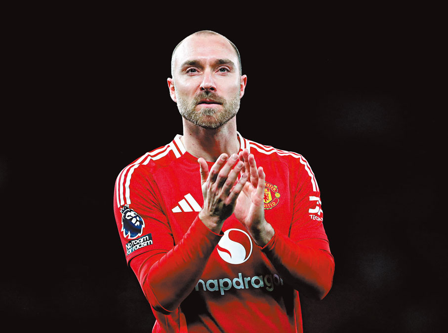 ●基斯甸艾歷臣將結束在曼聯的三年時光。 資料圖片