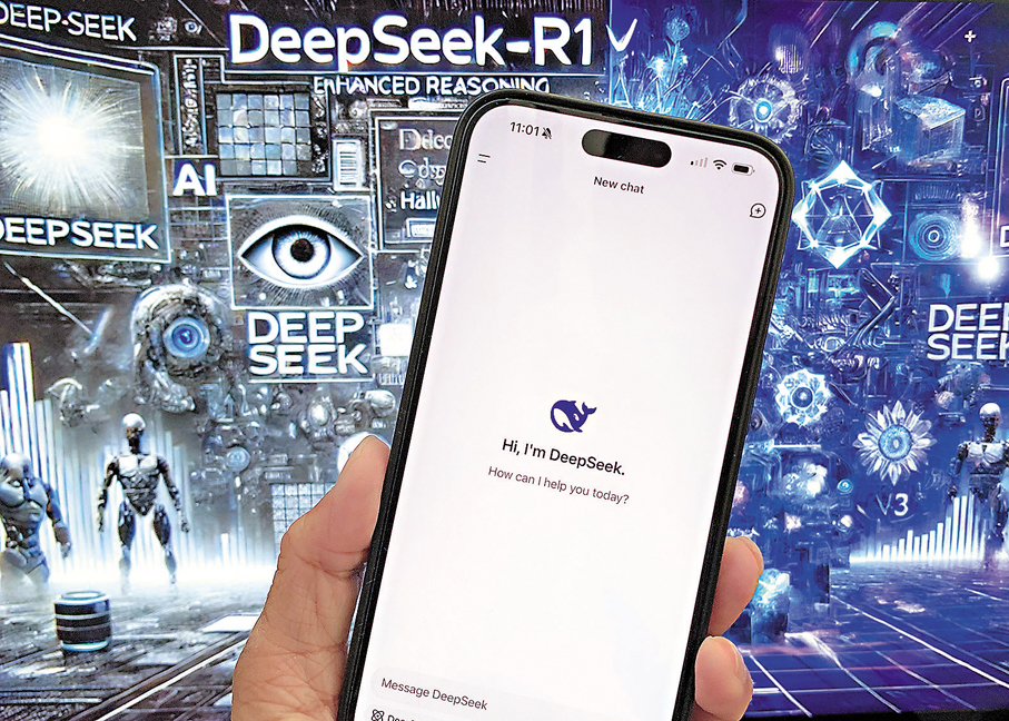 ●DeepSeek的出現,令小型企業也能通過本地化部署輕鬆使用人工智能。 資料圖片