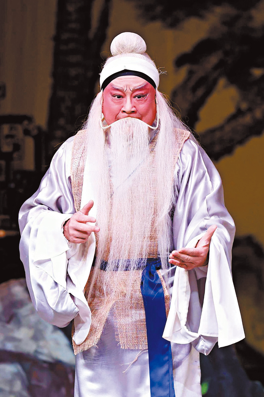 ●廖國森演愛國愛英才的秦國賢臣蹇叔。