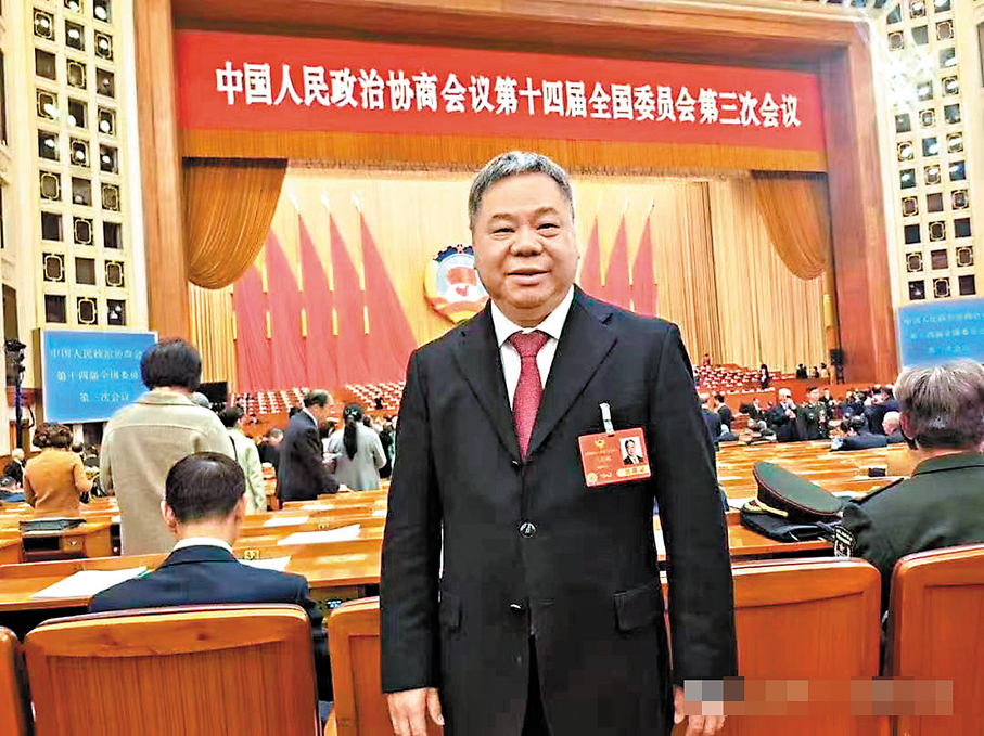 ●王庭聰早前出席全國兩會。