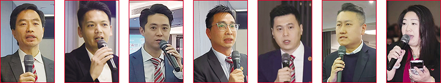●現場發言者左起為:高寒、王嘉俊、劉迪鴻、李超雄、鄭梓樂、姚銘、李靜儀。