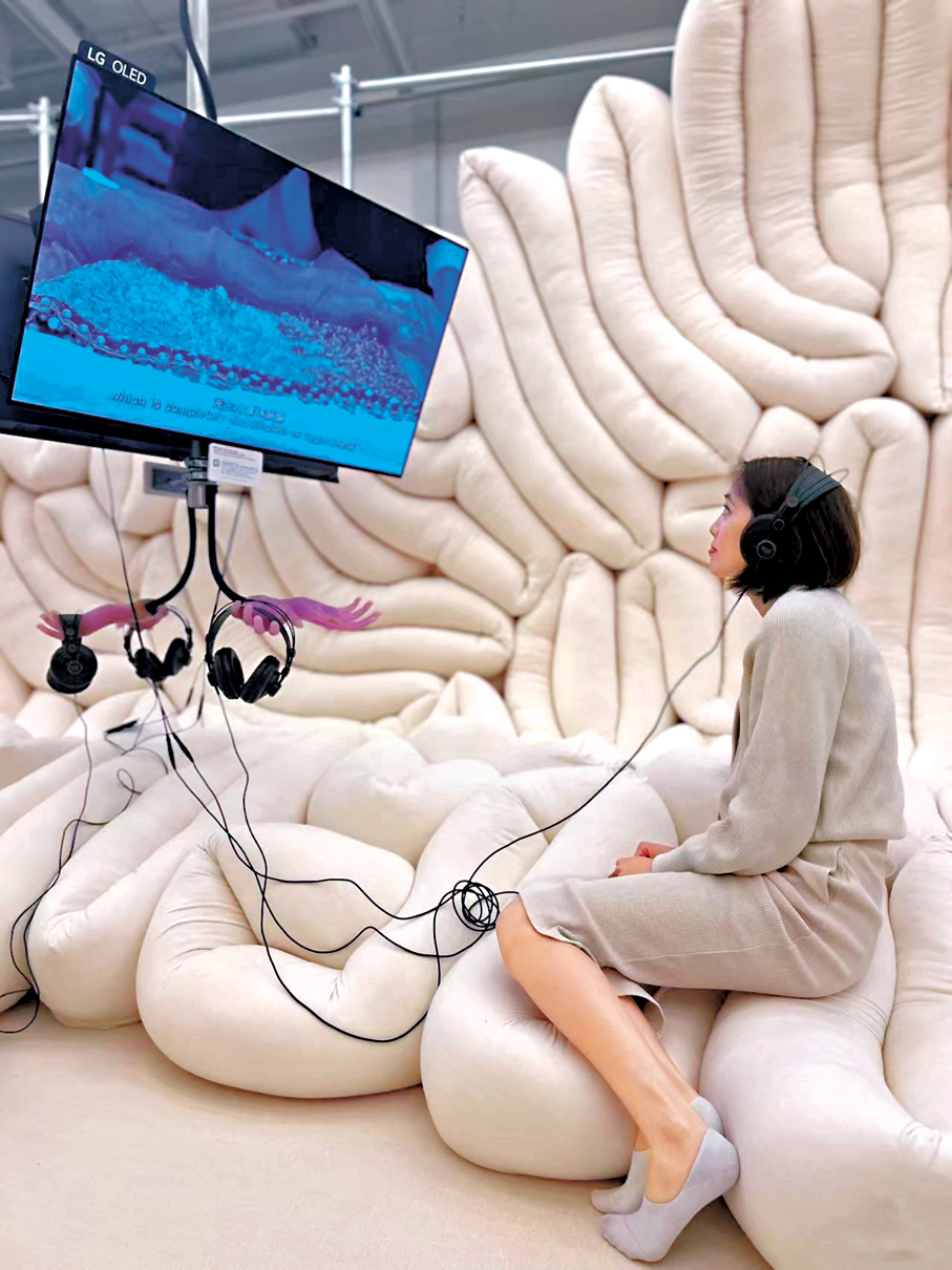 ●「特長梳化」建構獨特 ASMR 領域。