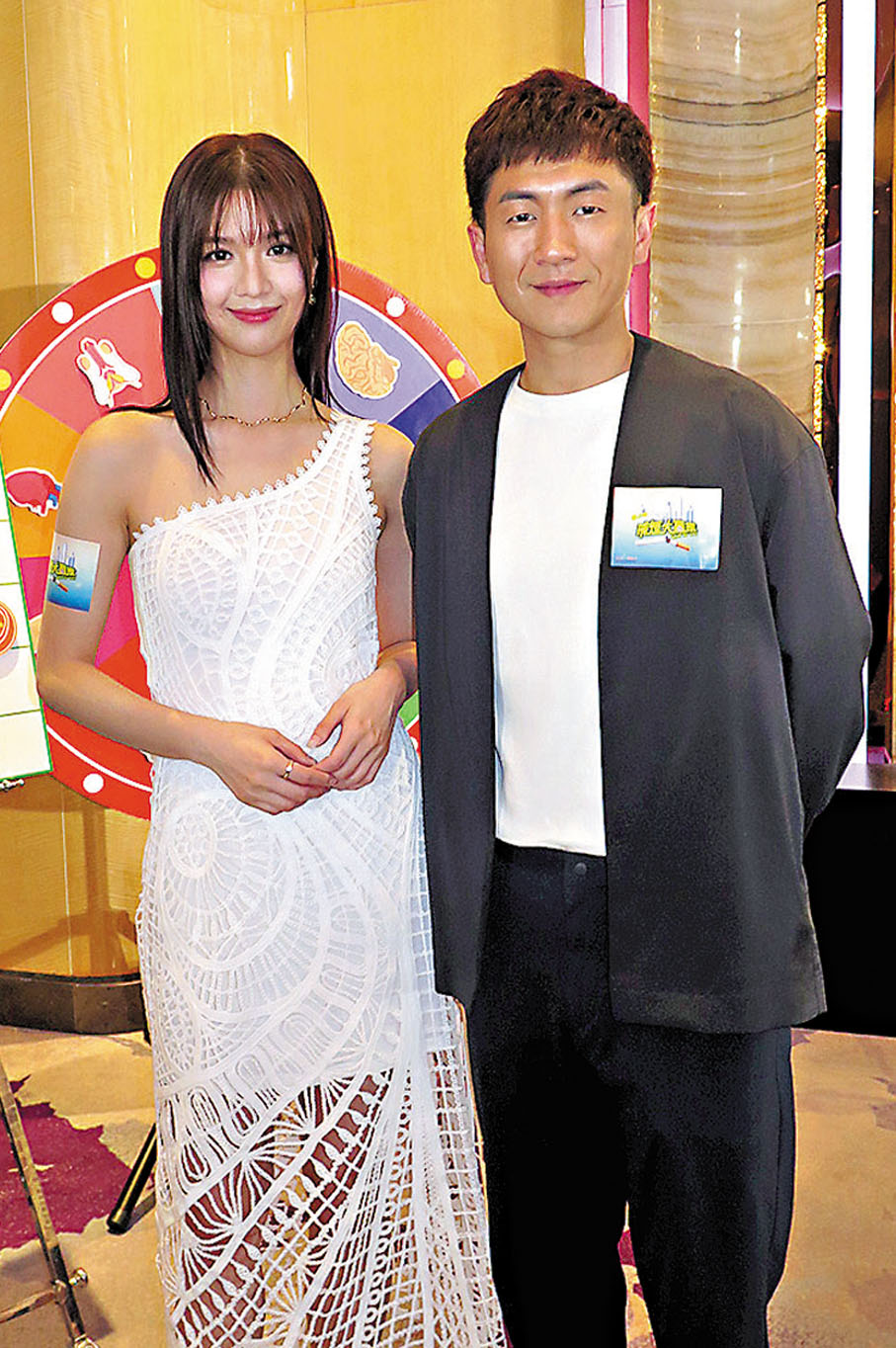 ●陳曉華和馬貫東皆非煙民,籲大家都注意健康。 阿祖 攝