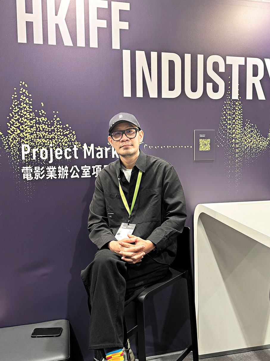 ●張吉安稱今次結識了很多國際電影人。 丁寧 攝