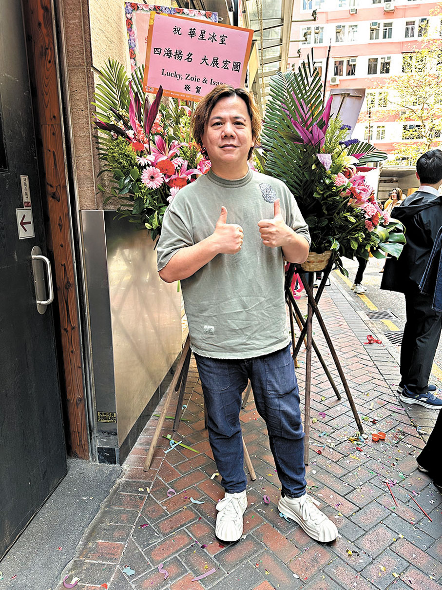 ●伍仲衡自爆豪擲6位數為洪心怡拍MV。 子棠 攝