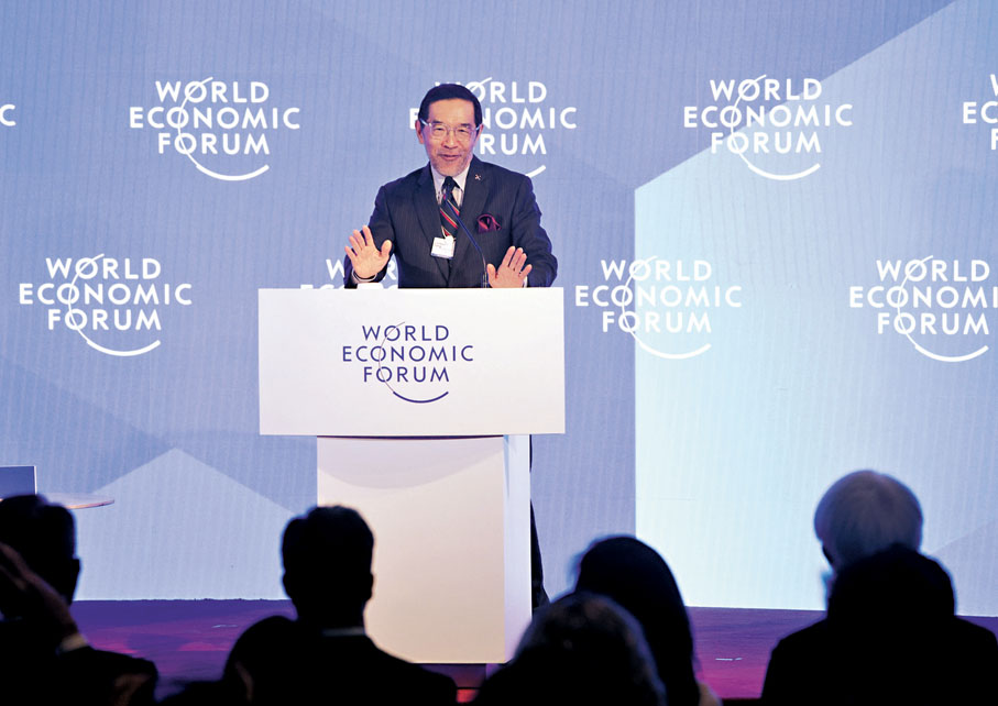 ●港交所主席唐家成表示，目前國際資本有強烈意慾投資中國。 記者曾興偉  攝