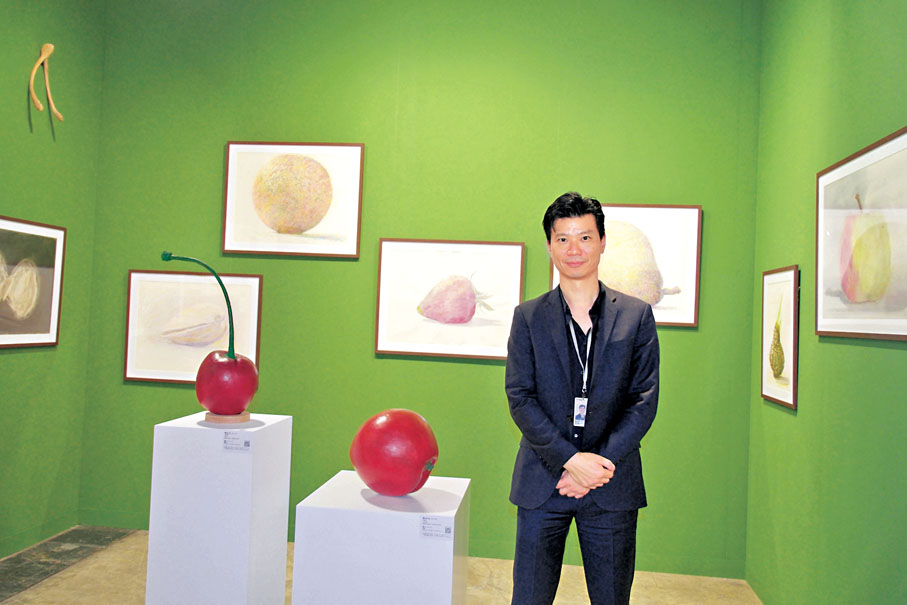 ●藝倡畫廊紐約總監陳兆倫  。小凡攝